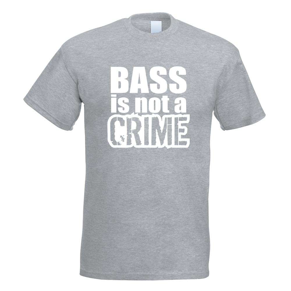 Bass is not a Crime T-Shirt Motiv bedruckt Funshirt Design Print - Picture 10 of 19