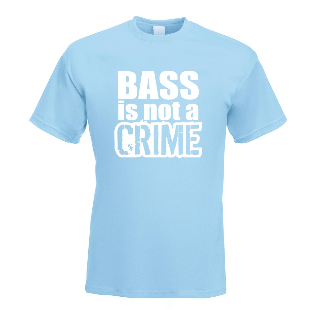 Bass is not a Crime T-Shirt Motiv bedruckt Funshirt Design Print - Picture 11 of 19