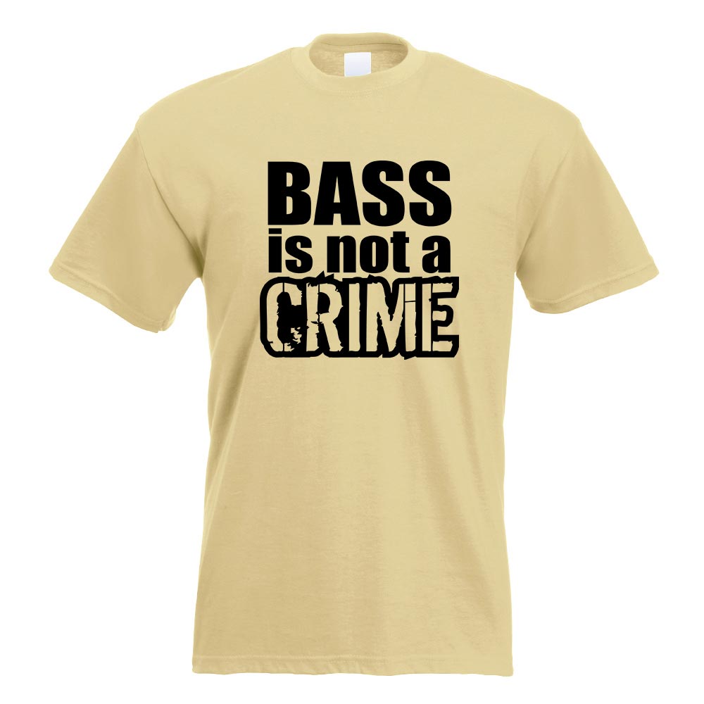 Bass is not a Crime T-Shirt Motiv bedruckt Funshirt Design Print - Picture 12 of 19