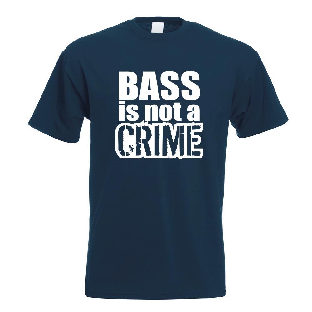 Bass is not a Crime T-Shirt Motiv bedruckt Funshirt Design Print - Picture 13 of 19