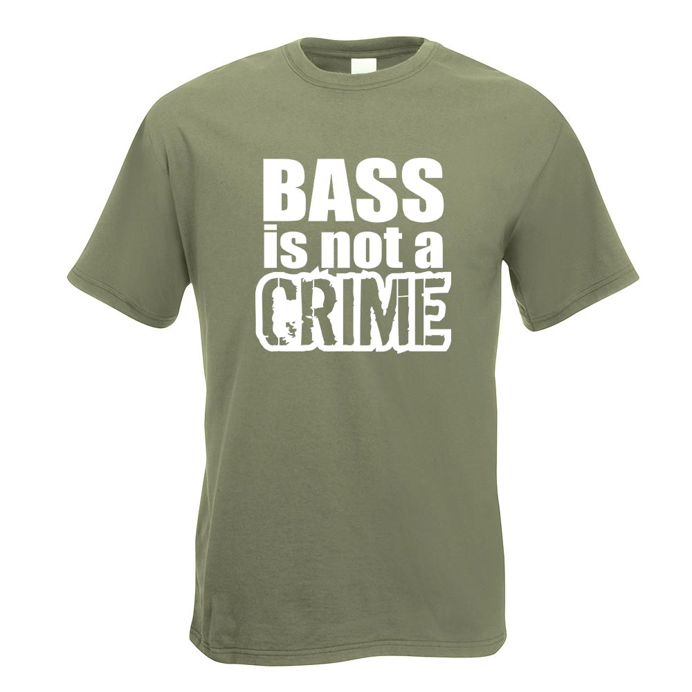Bass is not a Crime T-Shirt Motiv bedruckt Funshirt Design Print - Picture 14 of 19