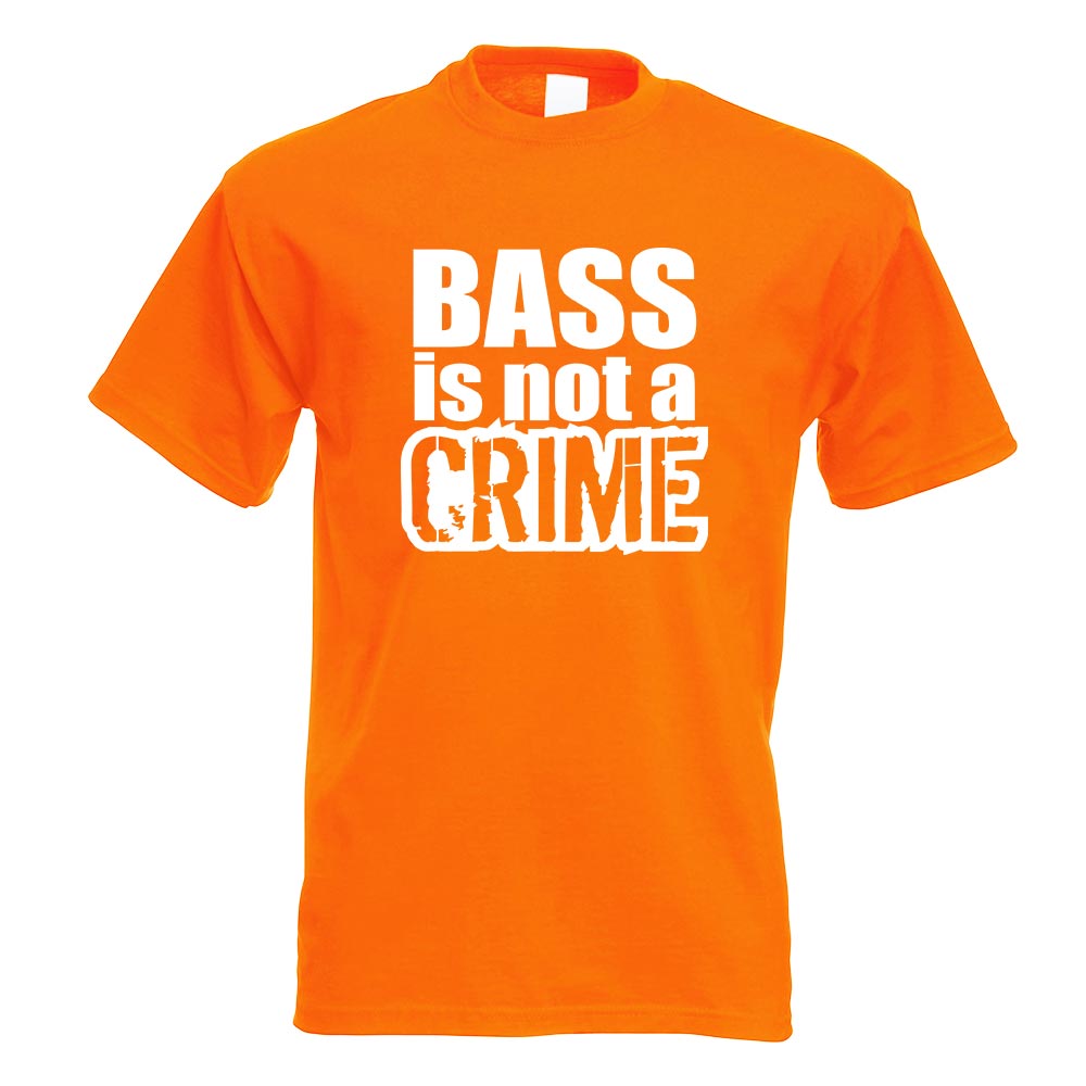 Bass is not a Crime T-Shirt Motiv bedruckt Funshirt Design Print - Picture 15 of 19