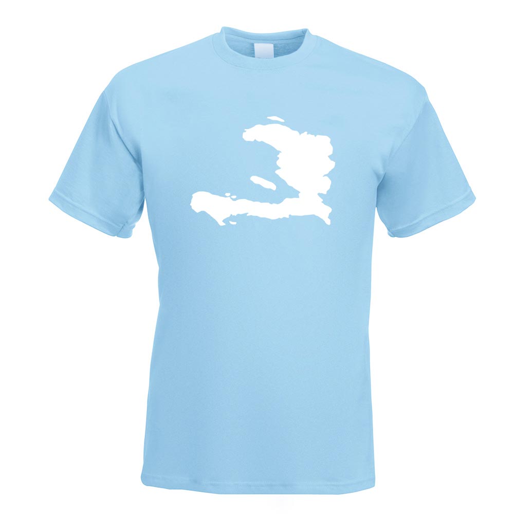 Haiti Umriss Kontur T-Shirt Motiv bedruckt Funshirt Design Print - Picture 6 of 19