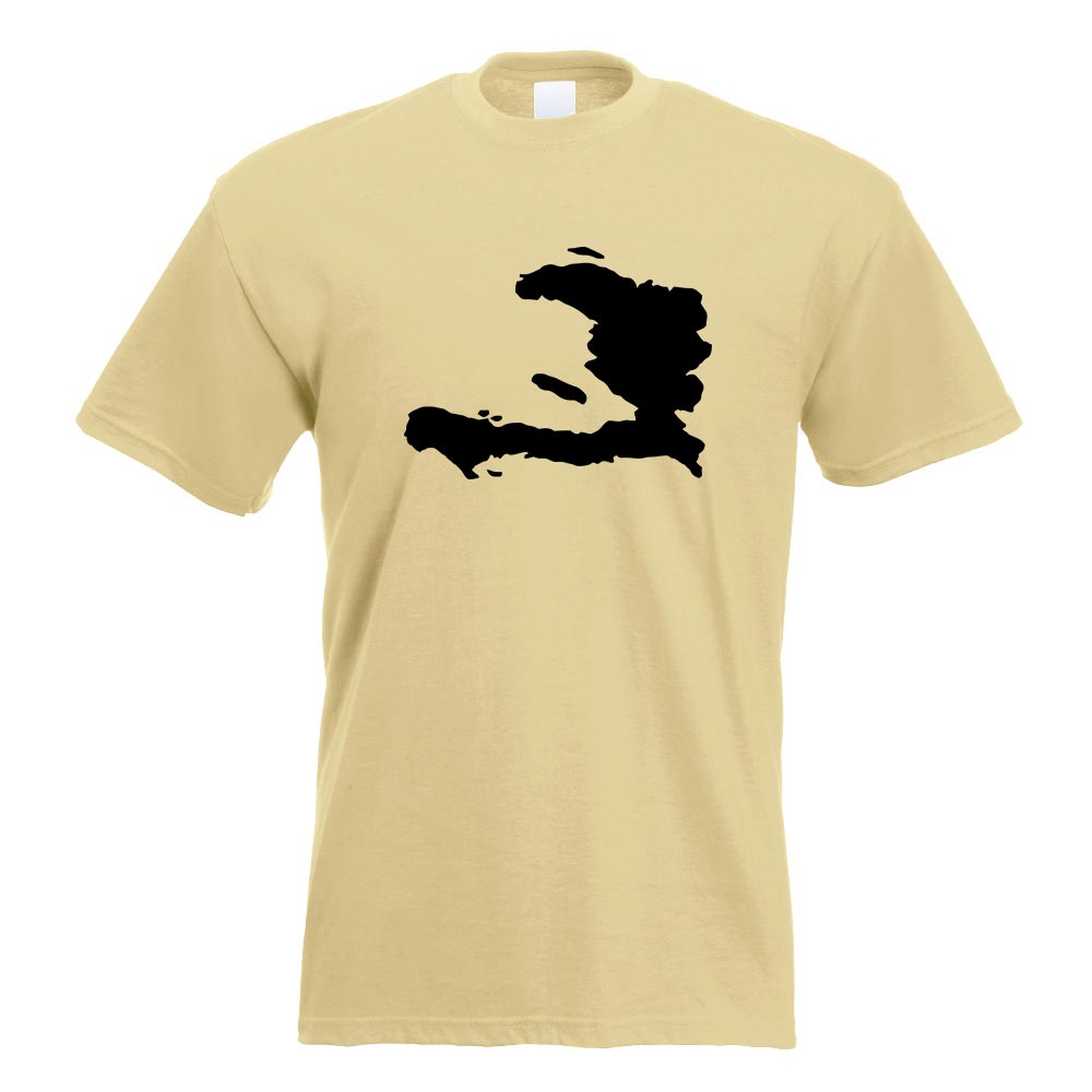 Haiti Umriss Kontur T-Shirt Motiv bedruckt Funshirt Design Print - Picture 17 of 19