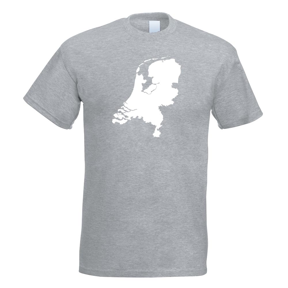 Niederlande Umriss Kontur T-Shirt Motiv bedruckt Funshirt Design Print - Picture 10 of 19