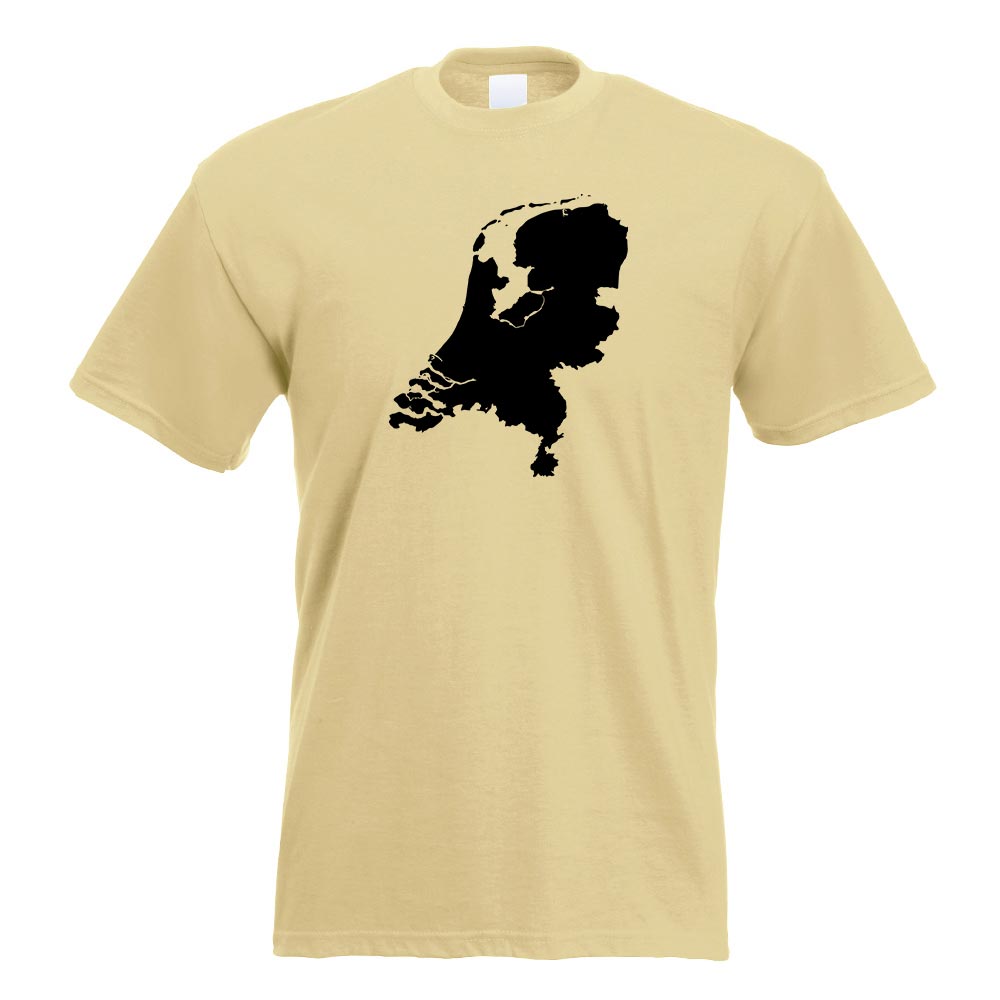 Niederlande Umriss Kontur T-Shirt Motiv bedruckt Funshirt Design Print - Picture 12 of 19