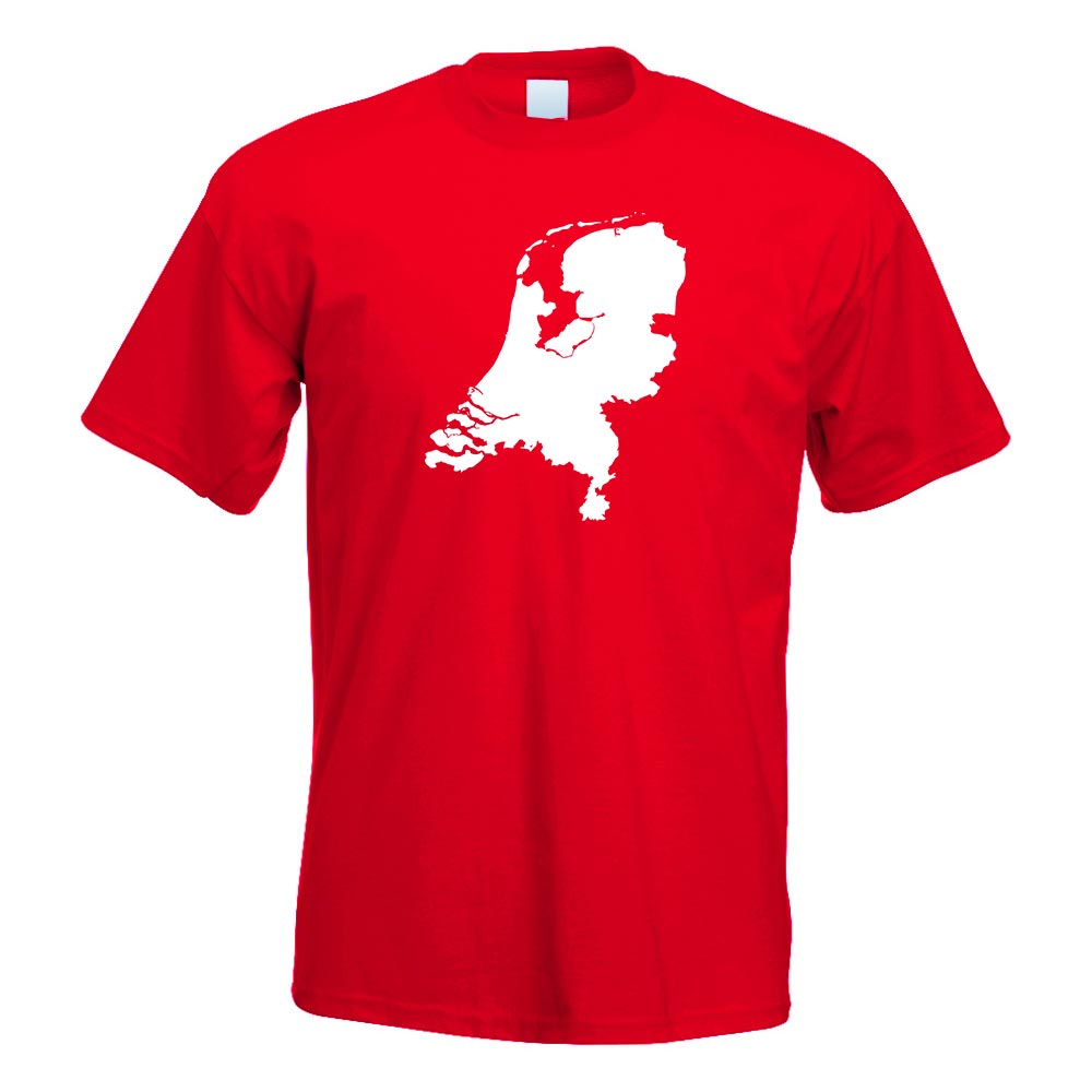 Niederlande Umriss Kontur T-Shirt Motiv bedruckt Funshirt Design Print - Picture 16 of 19