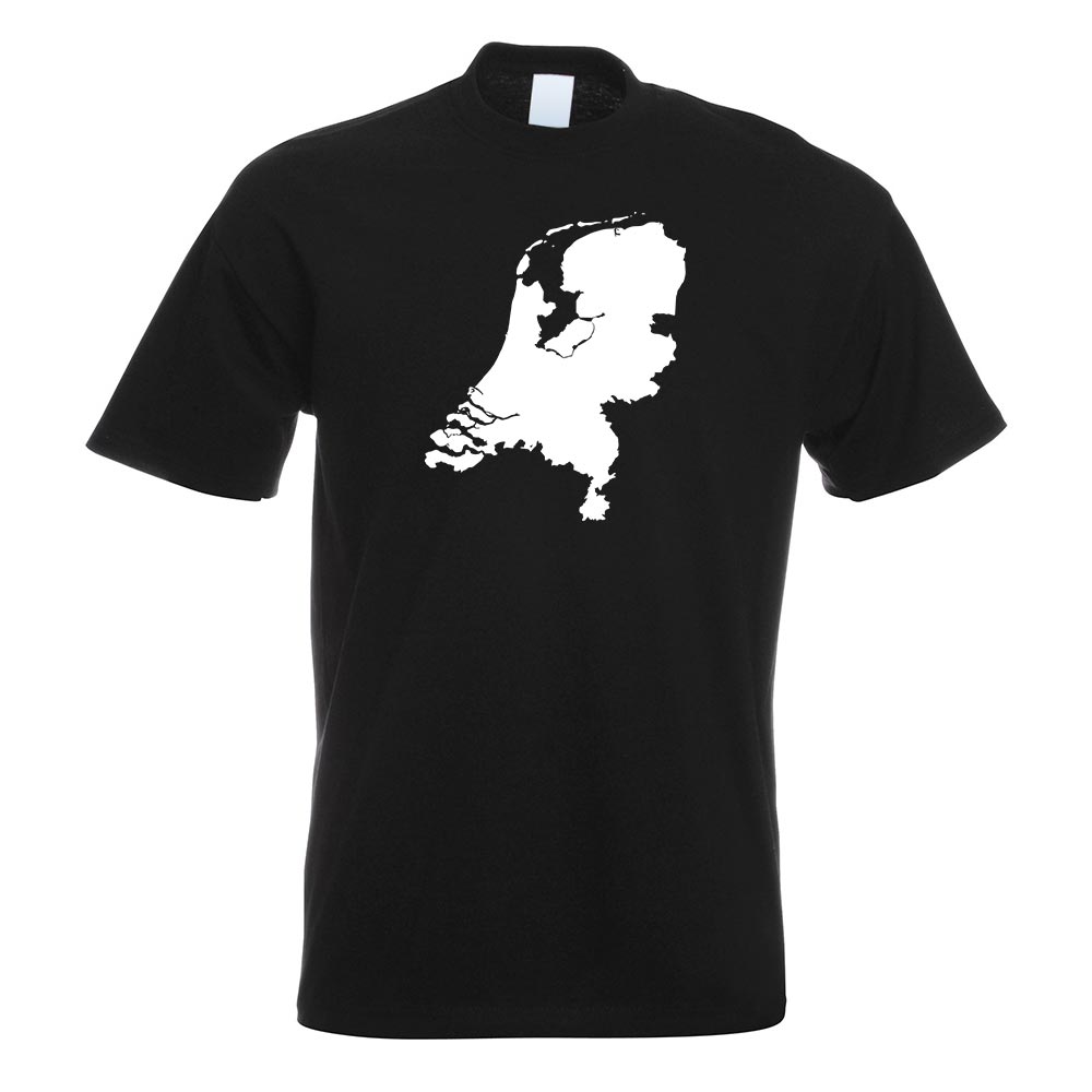 Niederlande Umriss Kontur T-Shirt Motiv bedruckt Funshirt Design Print - Picture 18 of 19