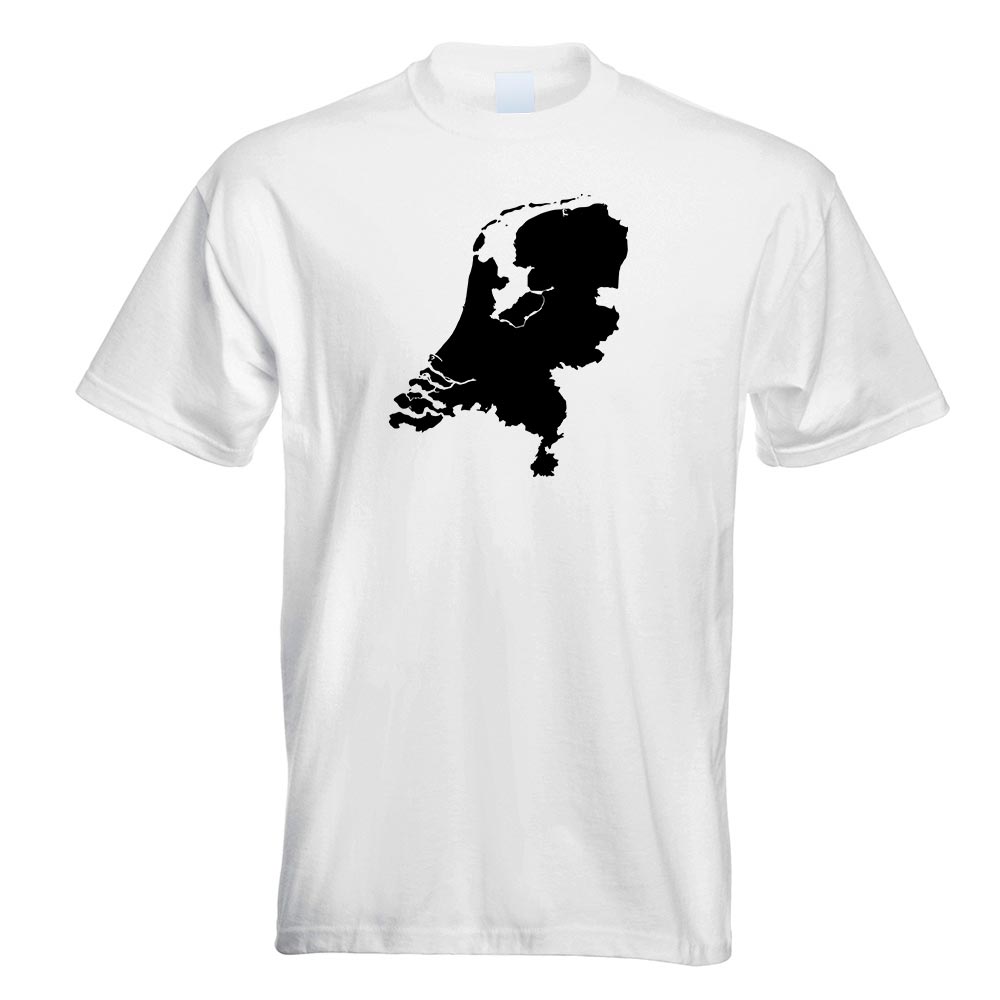 Niederlande Umriss Kontur T-Shirt Motiv bedruckt Funshirt Design Print - Picture 19 of 19