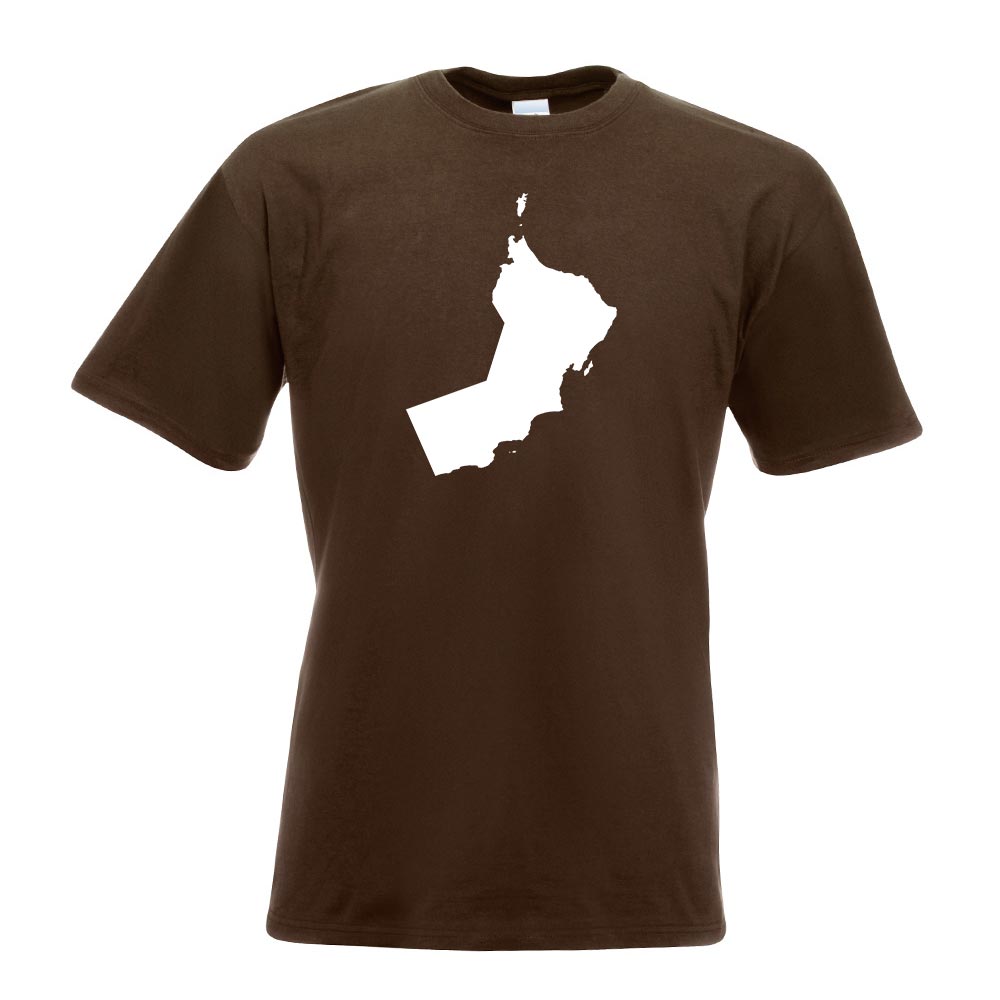 Oman Umriss Kontur T-Shirt Motiv bedruckt Funshirt Design Print - Picture 6 of 19
