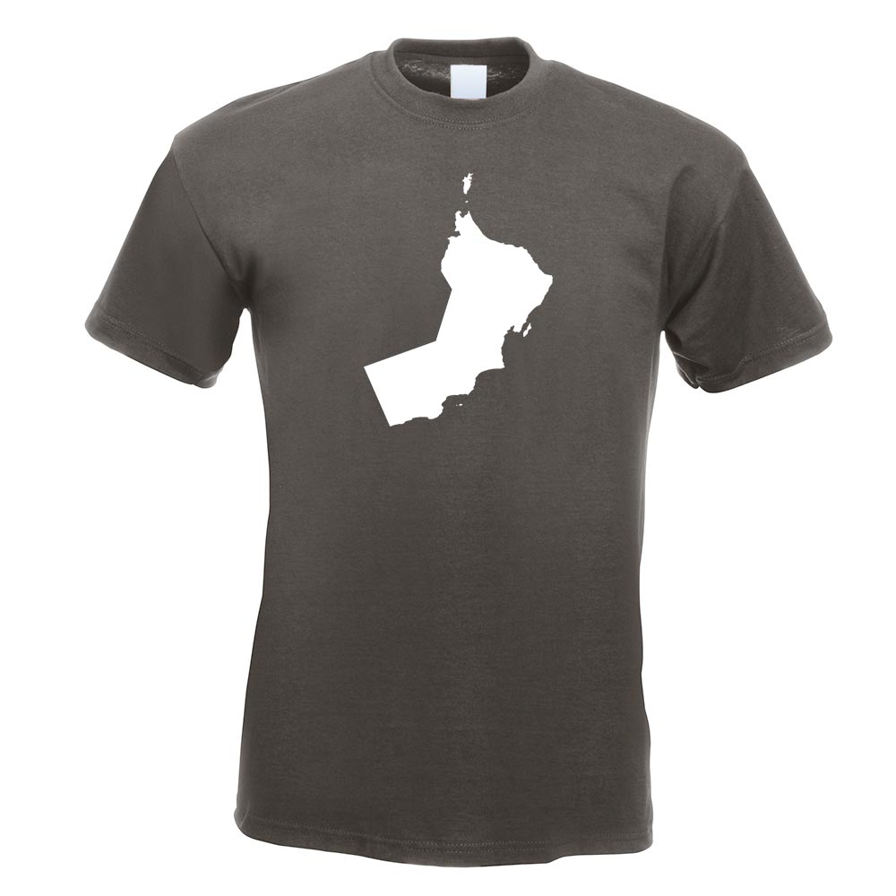 Oman Umriss Kontur T-Shirt Motiv bedruckt Funshirt Design Print - Picture 9 of 19