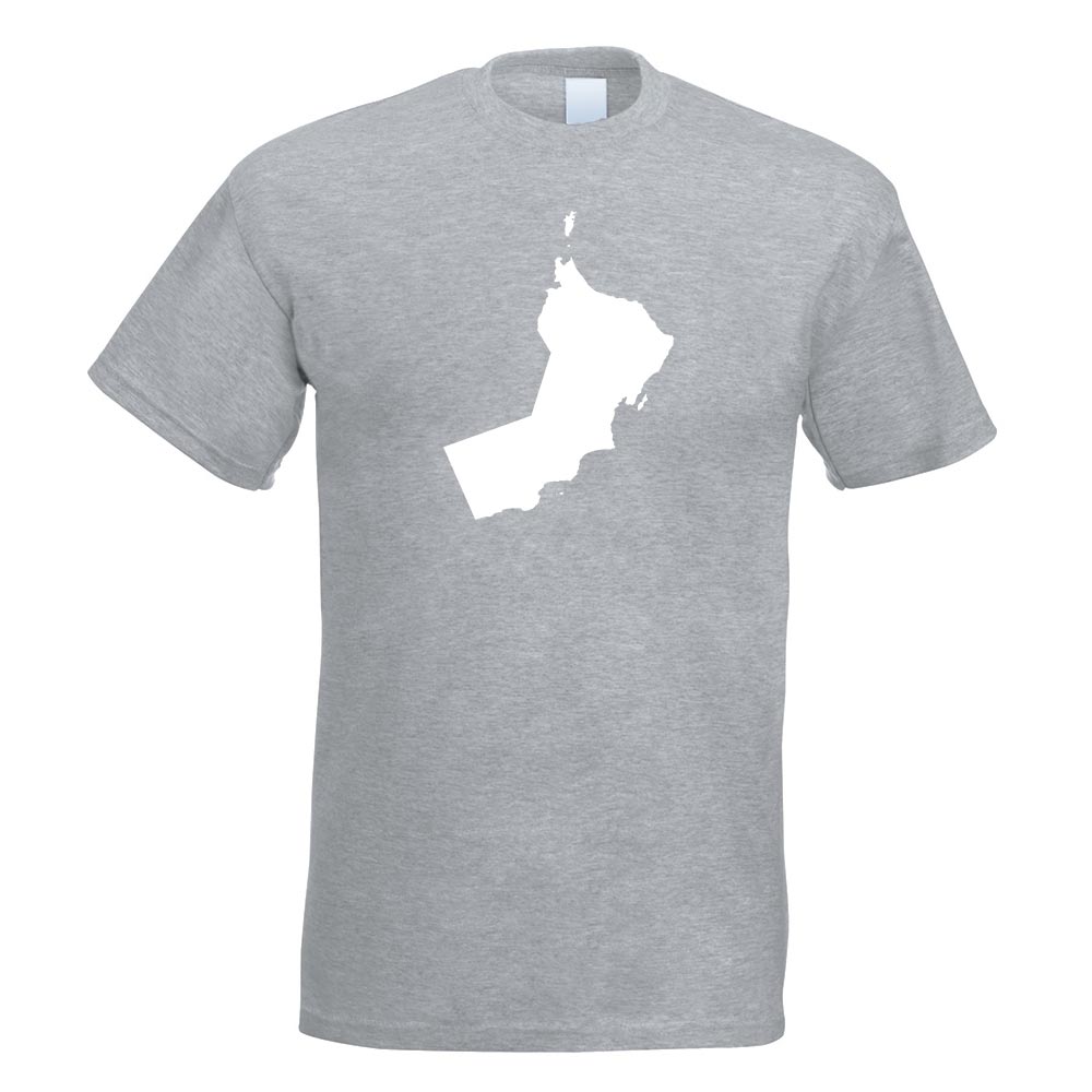 Oman Umriss Kontur T-Shirt Motiv bedruckt Funshirt Design Print - Picture 10 of 19