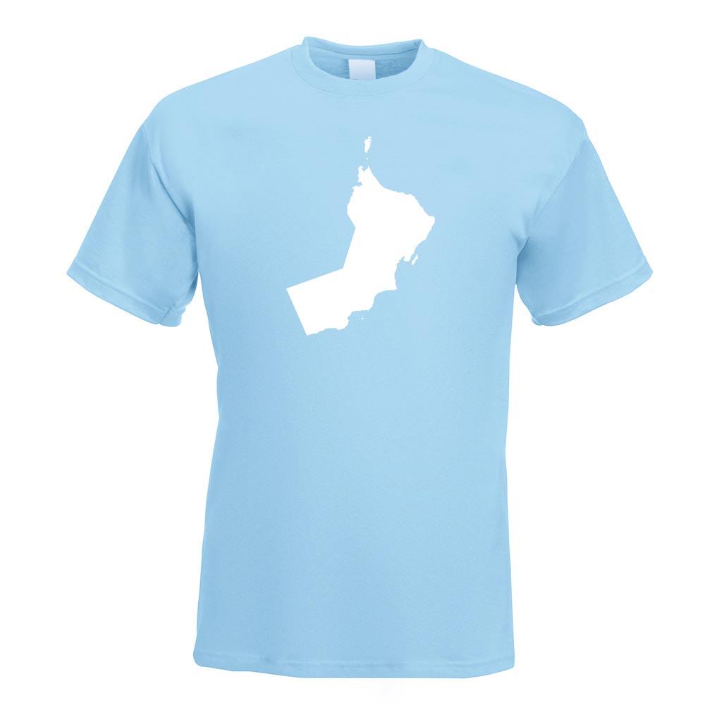 Oman Umriss Kontur T-Shirt Motiv bedruckt Funshirt Design Print - Picture 11 of 19