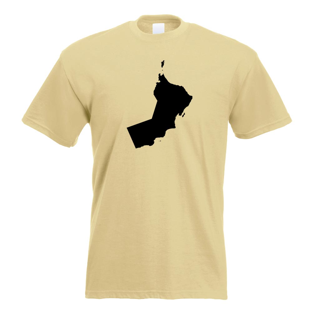 Oman Umriss Kontur T-Shirt Motiv bedruckt Funshirt Design Print - Picture 12 of 19