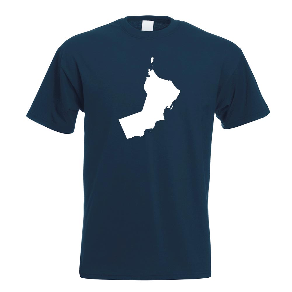 Oman Umriss Kontur T-Shirt Motiv bedruckt Funshirt Design Print - Picture 13 of 19