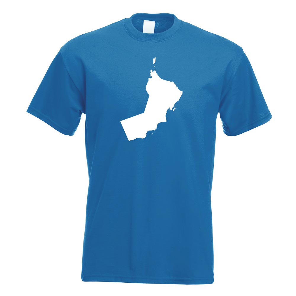 Oman Umriss Kontur T-Shirt Motiv bedruckt Funshirt Design Print - Picture 17 of 19