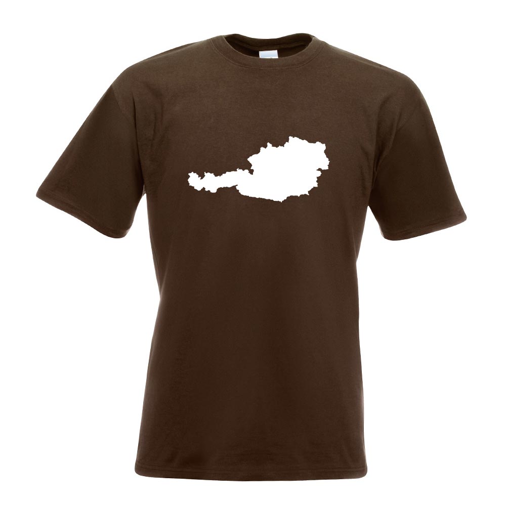 Österreich Umriss Kontur T-Shirt Motiv bedruckt Funshirt Design Print - Picture 6 of 19