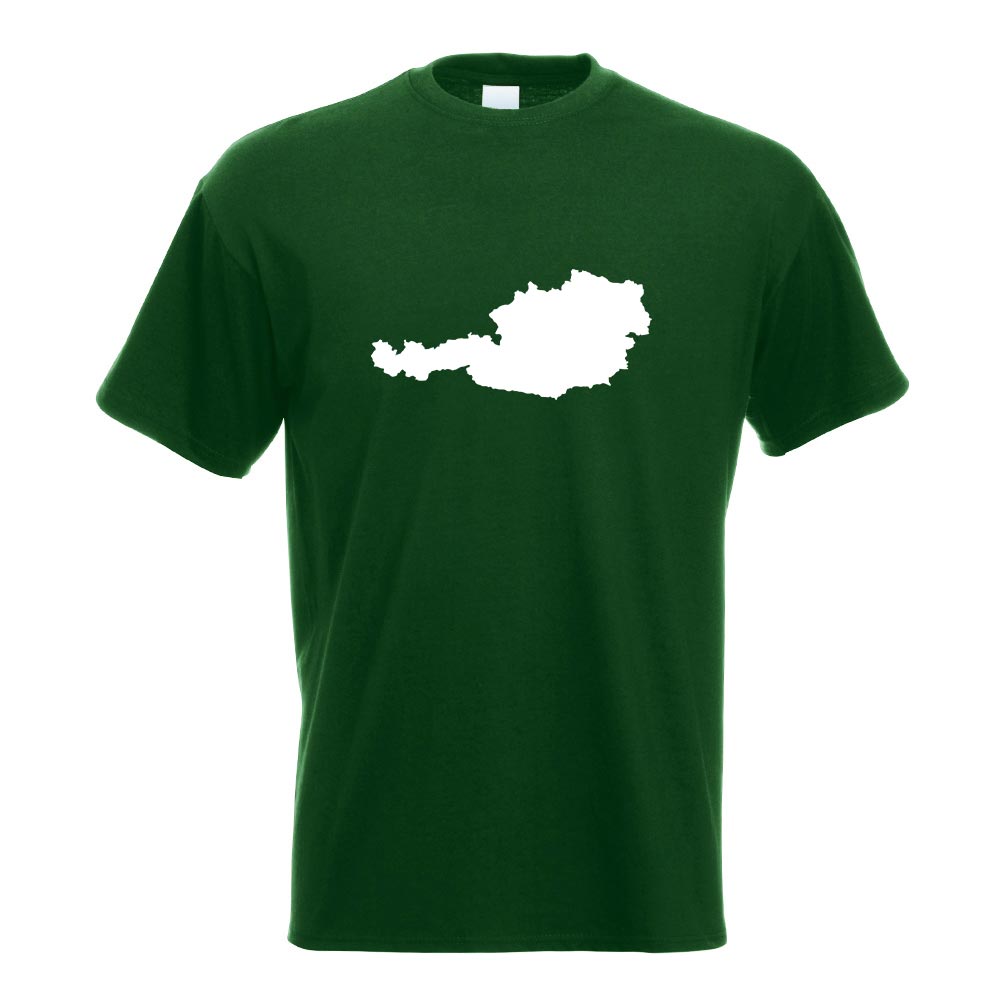 Österreich Umriss Kontur T-Shirt Motiv bedruckt Funshirt Design Print - Picture 7 of 19