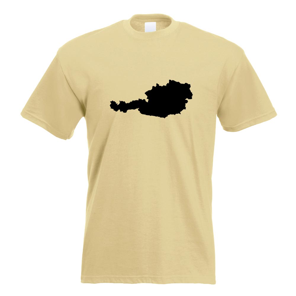 Österreich Umriss Kontur T-Shirt Motiv bedruckt Funshirt Design Print - Picture 12 of 19