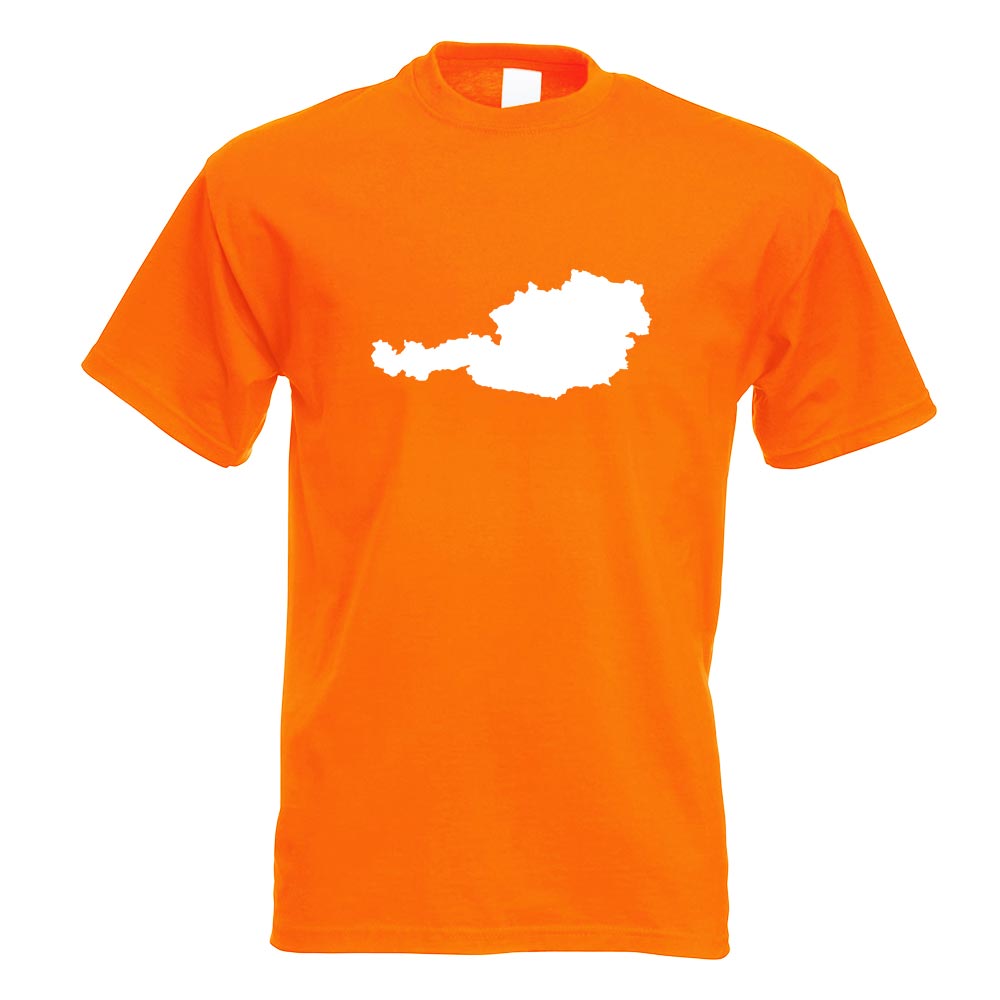 Österreich Umriss Kontur T-Shirt Motiv bedruckt Funshirt Design Print - Picture 15 of 19