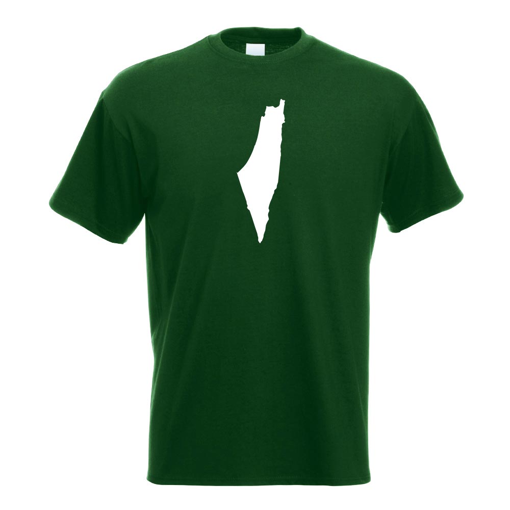 Palästina Umriss Kontur T-Shirt Motiv bedruckt Funshirt Design Print - Picture 7 of 19