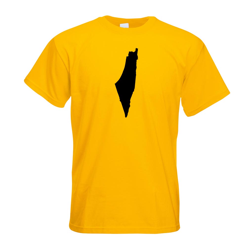 Palästina Umriss Kontur T-Shirt Motiv bedruckt Funshirt Design Print - Picture 8 of 19