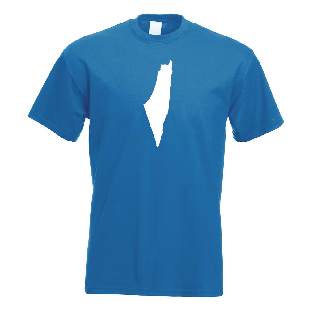 Palästina Umriss Kontur T-Shirt Motiv bedruckt Funshirt Design Print - Picture 17 of 19