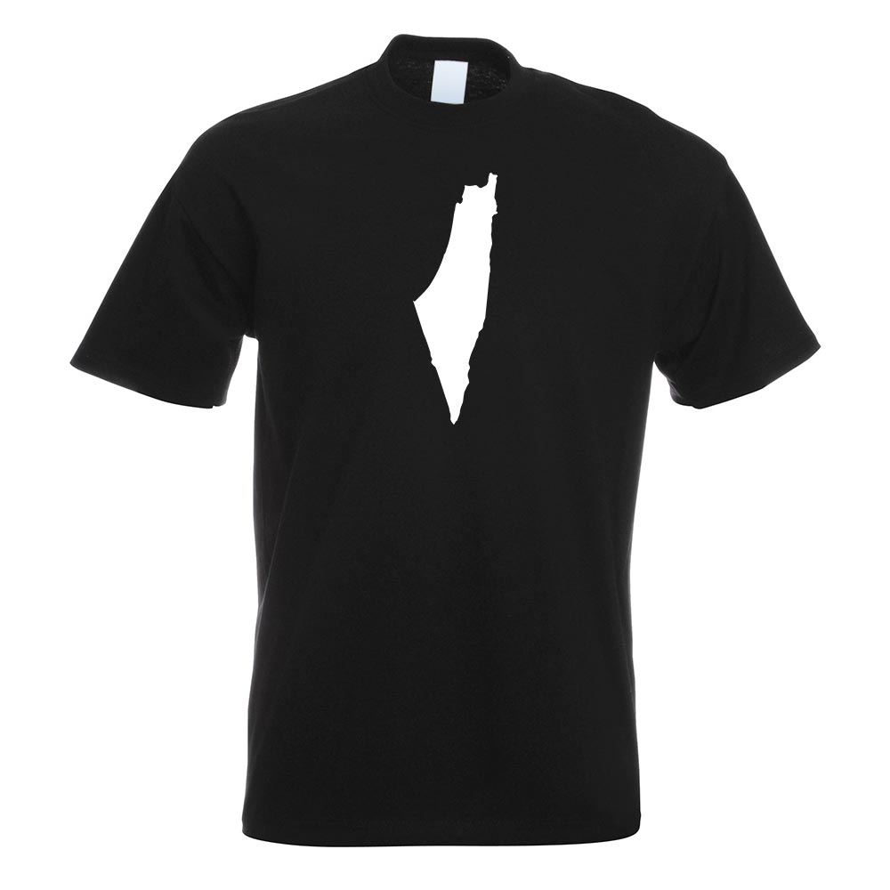 Palästina Umriss Kontur T-Shirt Motiv bedruckt Funshirt Design Print - Picture 18 of 19