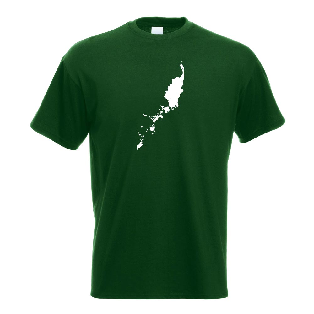 Palau Umriss Kontur T-Shirt Motiv bedruckt Funshirt Design Print - Picture 7 of 19