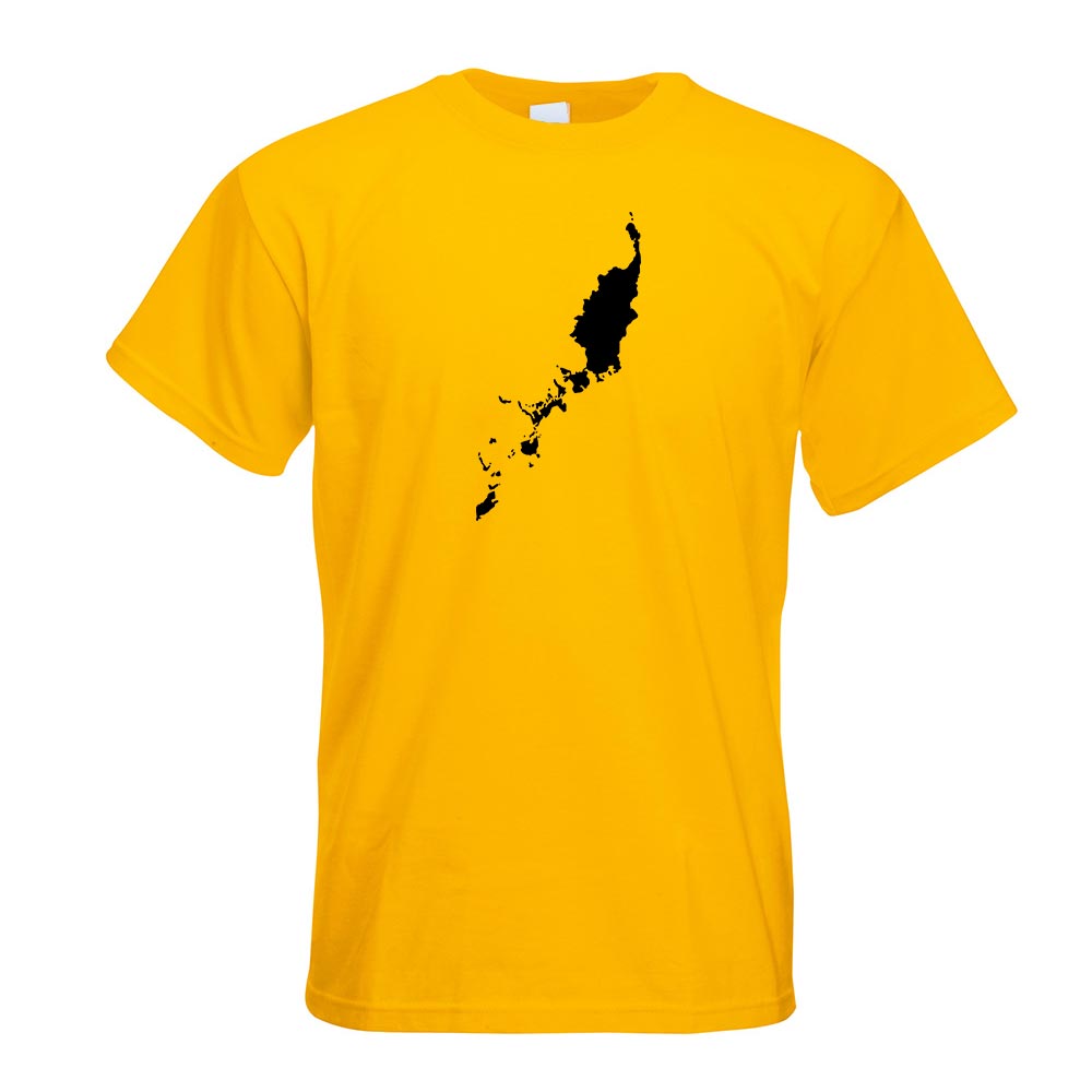 Palau Umriss Kontur T-Shirt Motiv bedruckt Funshirt Design Print - Picture 8 of 19