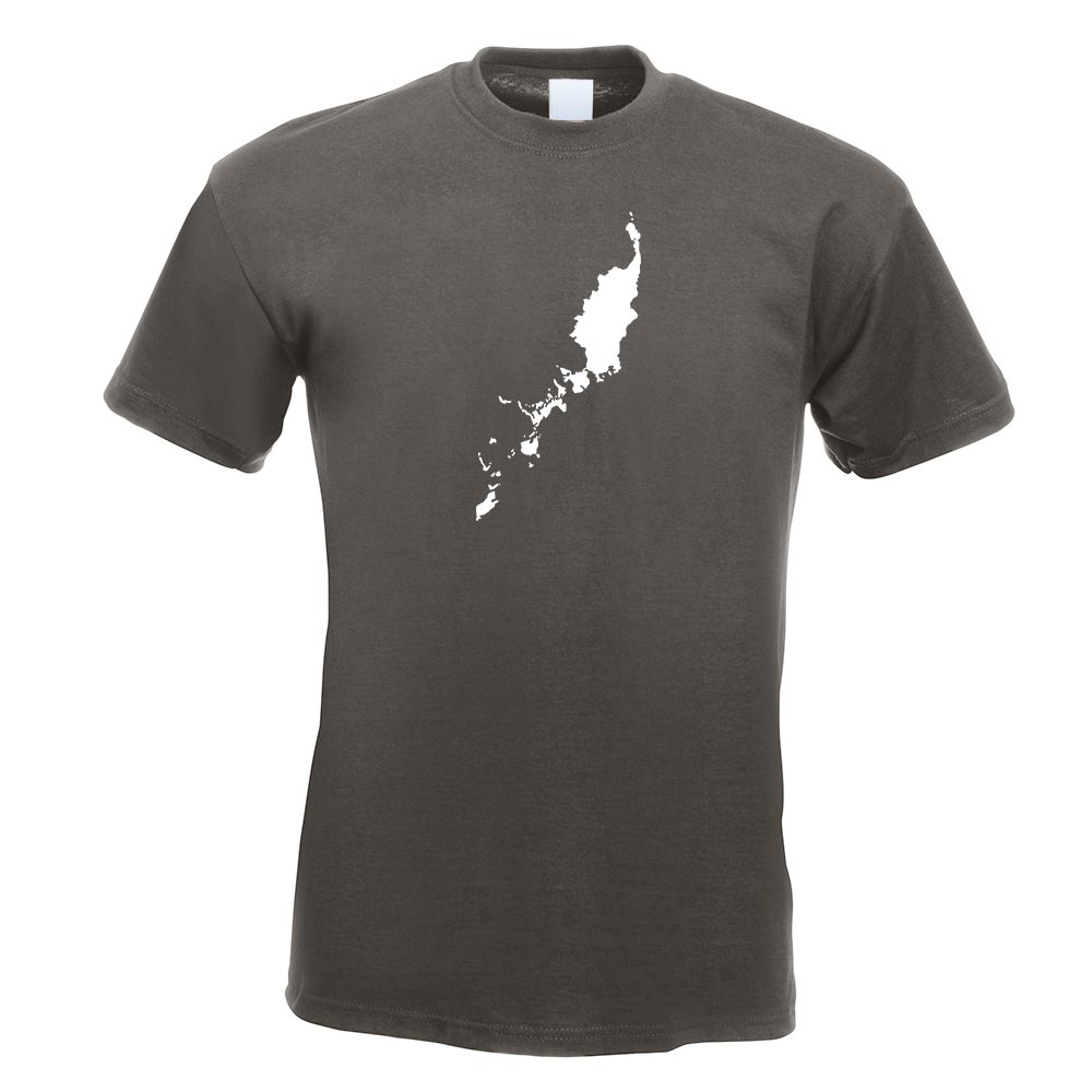 Palau Umriss Kontur T-Shirt Motiv bedruckt Funshirt Design Print - Picture 9 of 19
