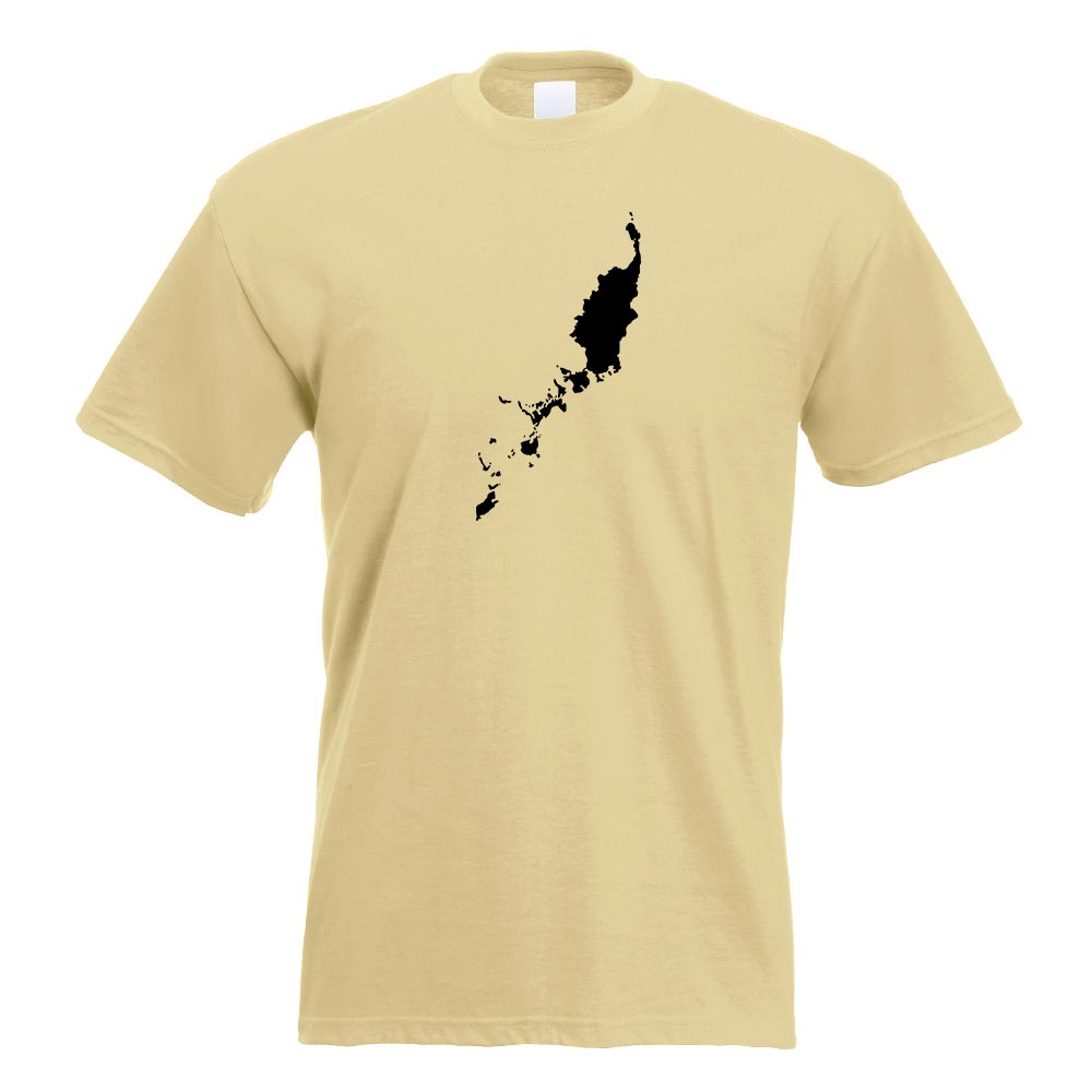 Palau Umriss Kontur T-Shirt Motiv bedruckt Funshirt Design Print - Picture 12 of 19