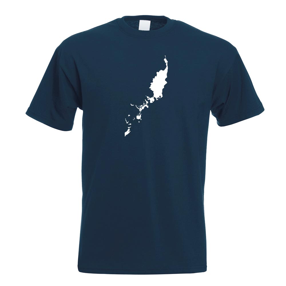 Palau Umriss Kontur T-Shirt Motiv bedruckt Funshirt Design Print - Picture 13 of 19