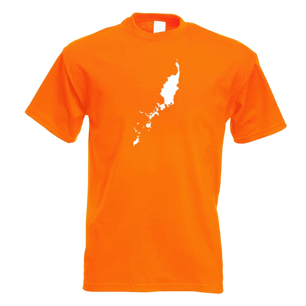 Palau Umriss Kontur T-Shirt Motiv bedruckt Funshirt Design Print - Picture 15 of 19