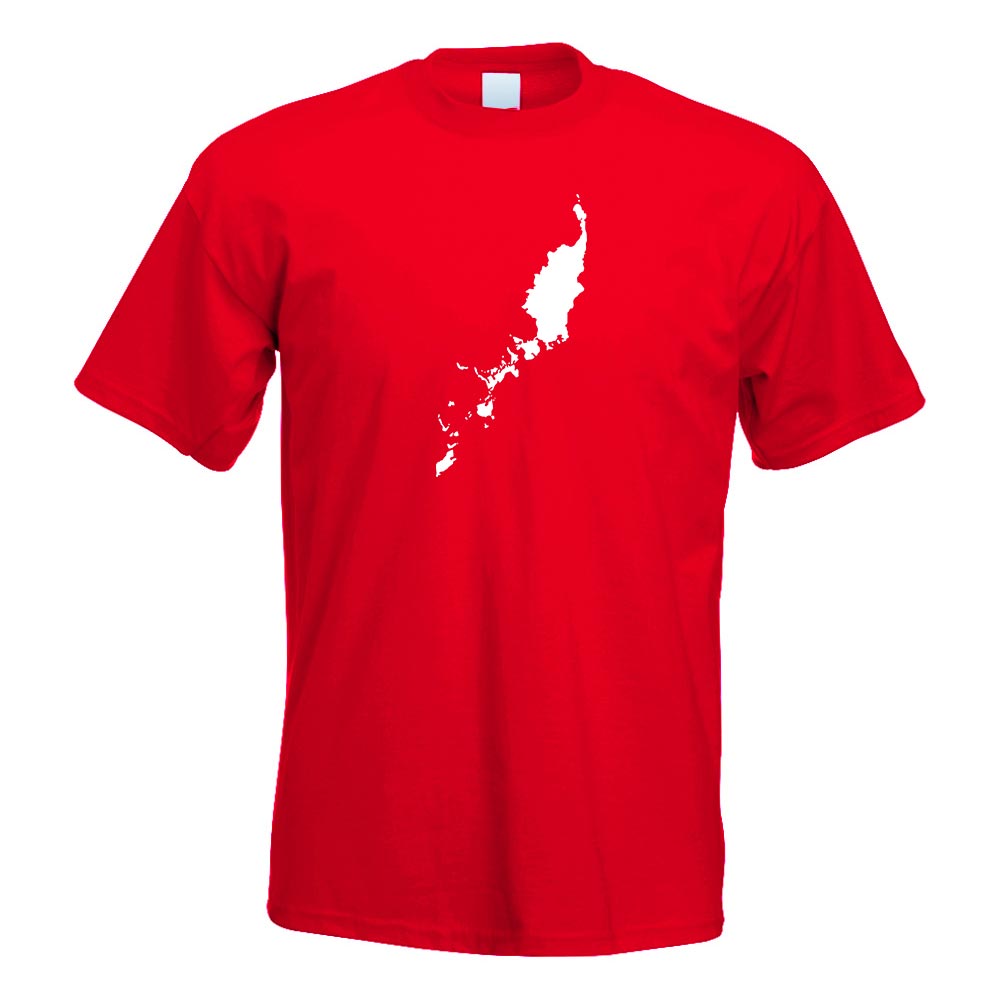 Palau Umriss Kontur T-Shirt Motiv bedruckt Funshirt Design Print - Picture 16 of 19