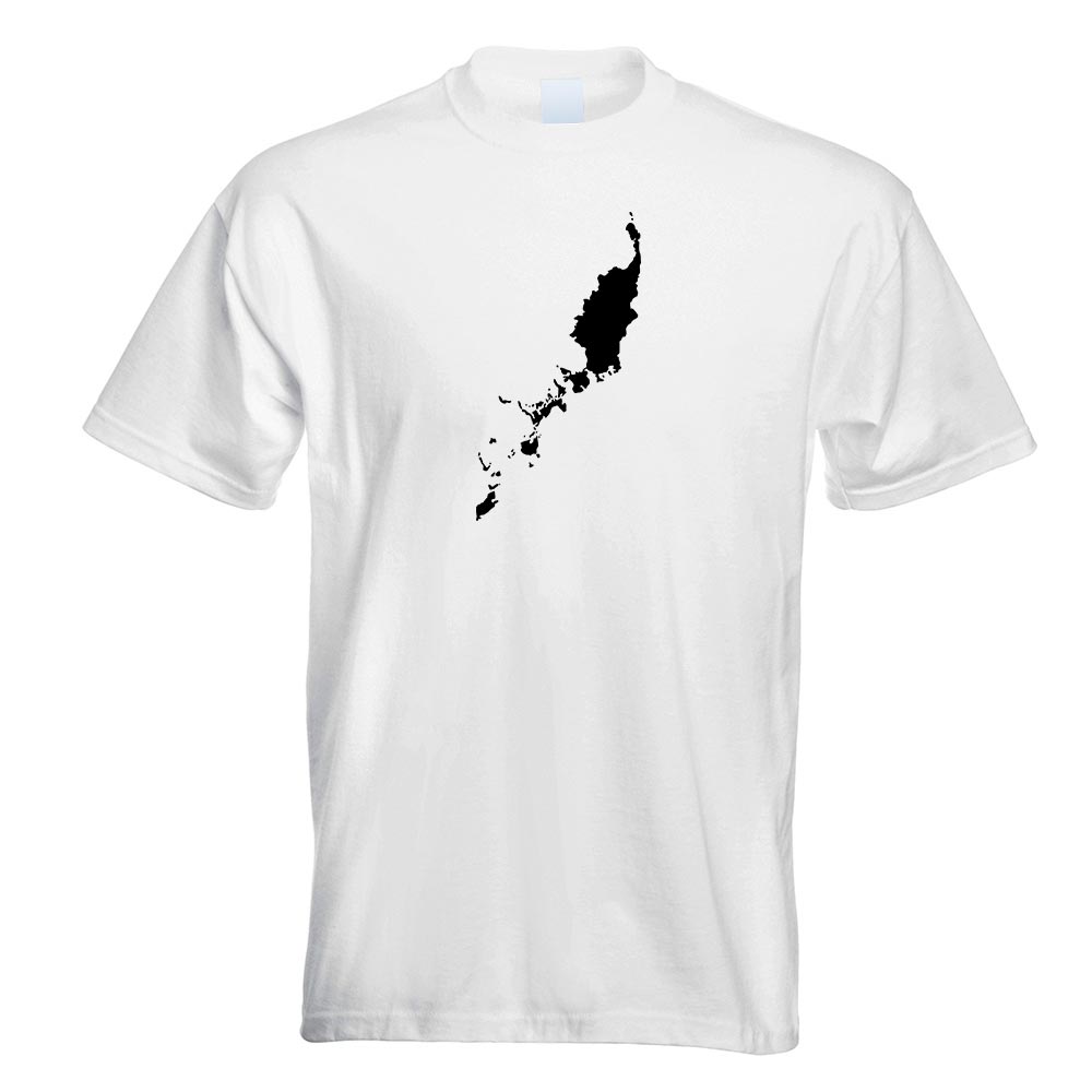 Palau Umriss Kontur T-Shirt Motiv bedruckt Funshirt Design Print - Picture 19 of 19