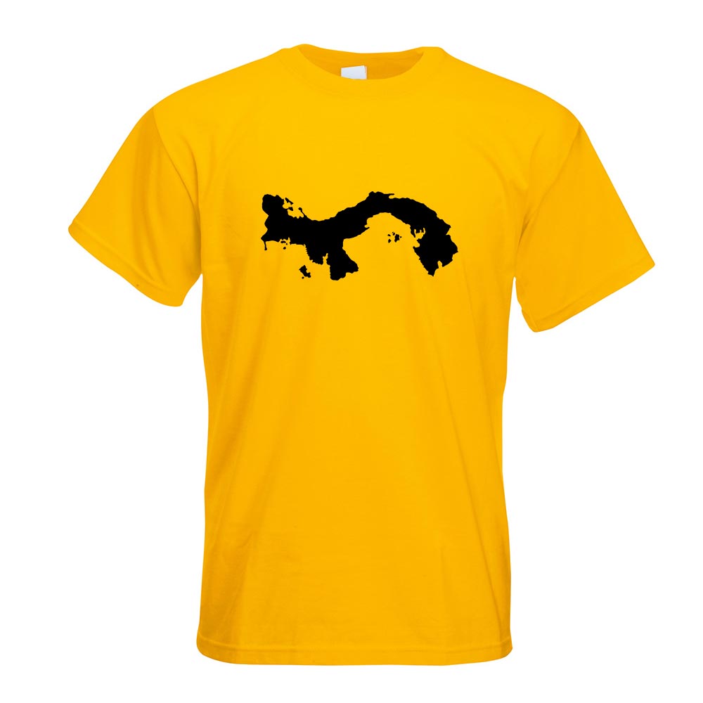 Panama Umriss Kontur T-Shirt Motiv bedruckt Funshirt Design Print - Picture 8 of 19