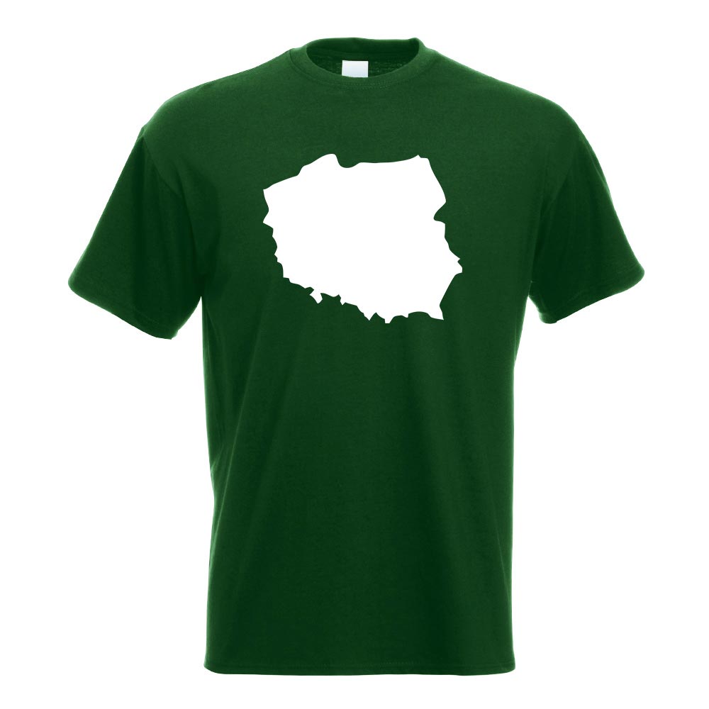 Polen Umriss Kontur T-Shirt Motiv bedruckt Funshirt Design Print - Picture 7 of 19
