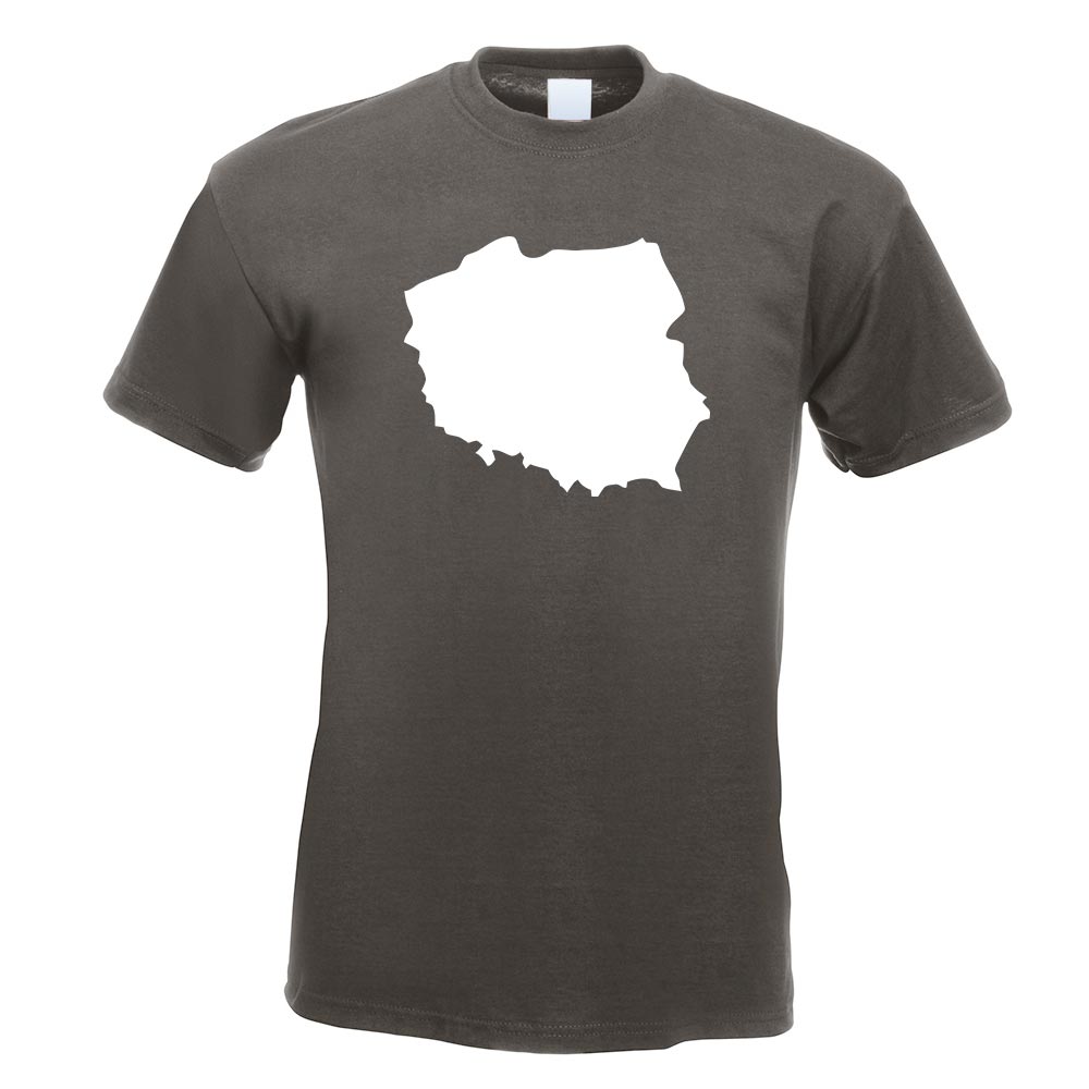 Polen Umriss Kontur T-Shirt Motiv bedruckt Funshirt Design Print - Picture 9 of 19
