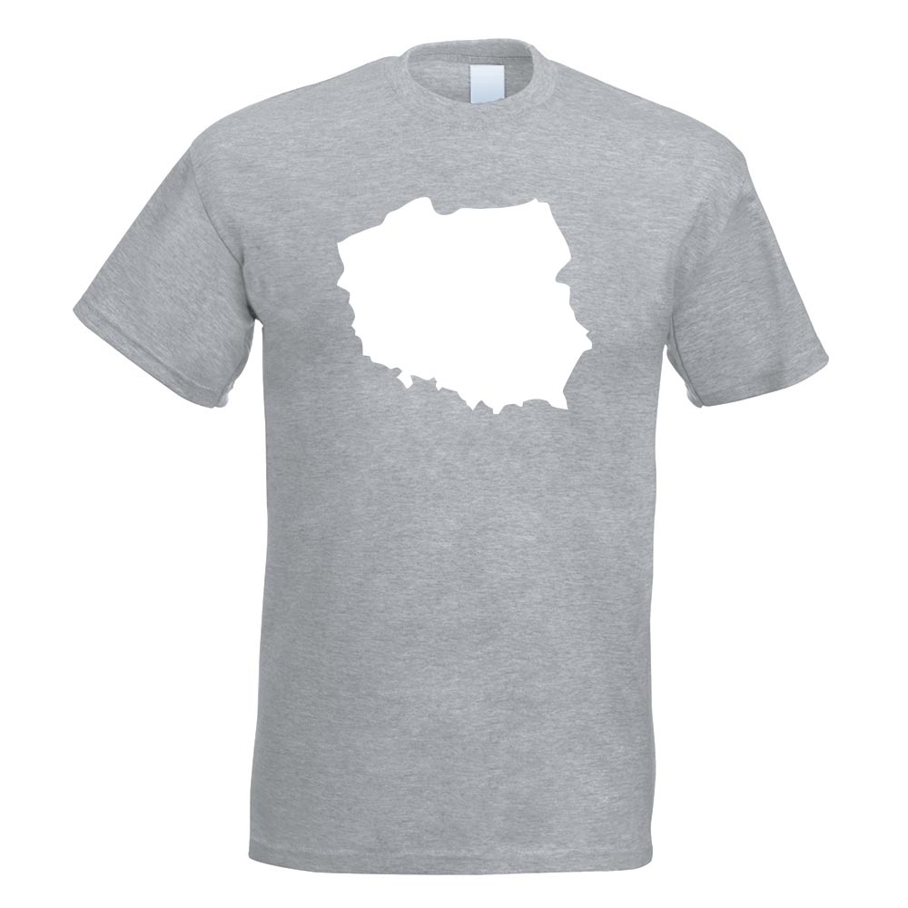 Polen Umriss Kontur T-Shirt Motiv bedruckt Funshirt Design Print - Picture 10 of 19
