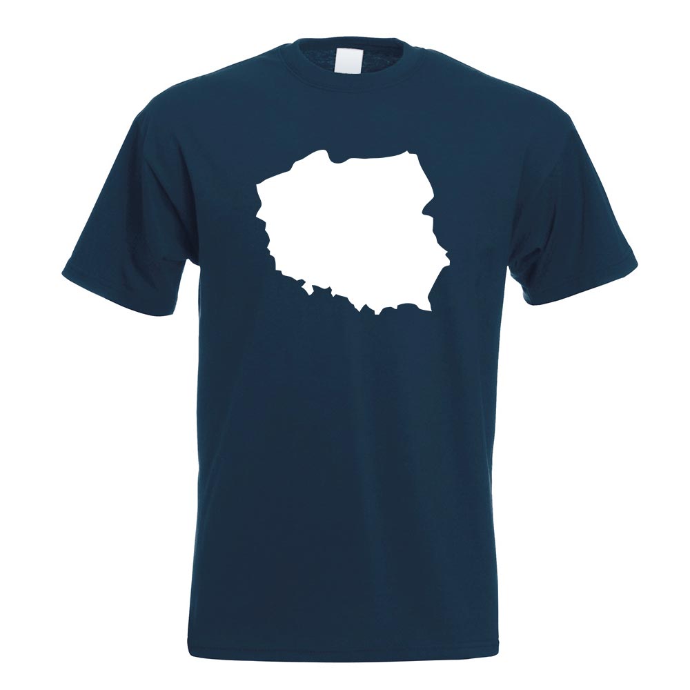 Polen Umriss Kontur T-Shirt Motiv bedruckt Funshirt Design Print - Picture 13 of 19