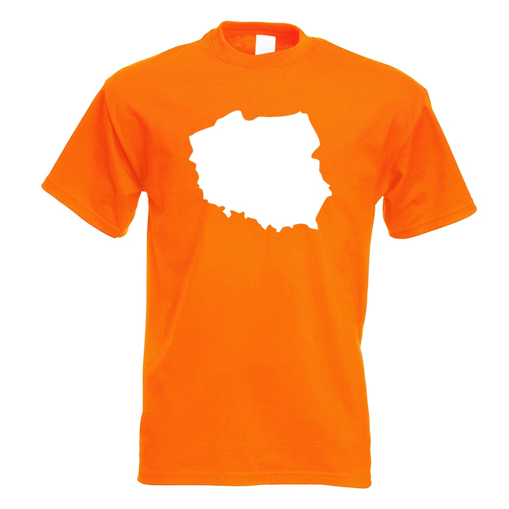 Polen Umriss Kontur T-Shirt Motiv bedruckt Funshirt Design Print - Picture 15 of 19
