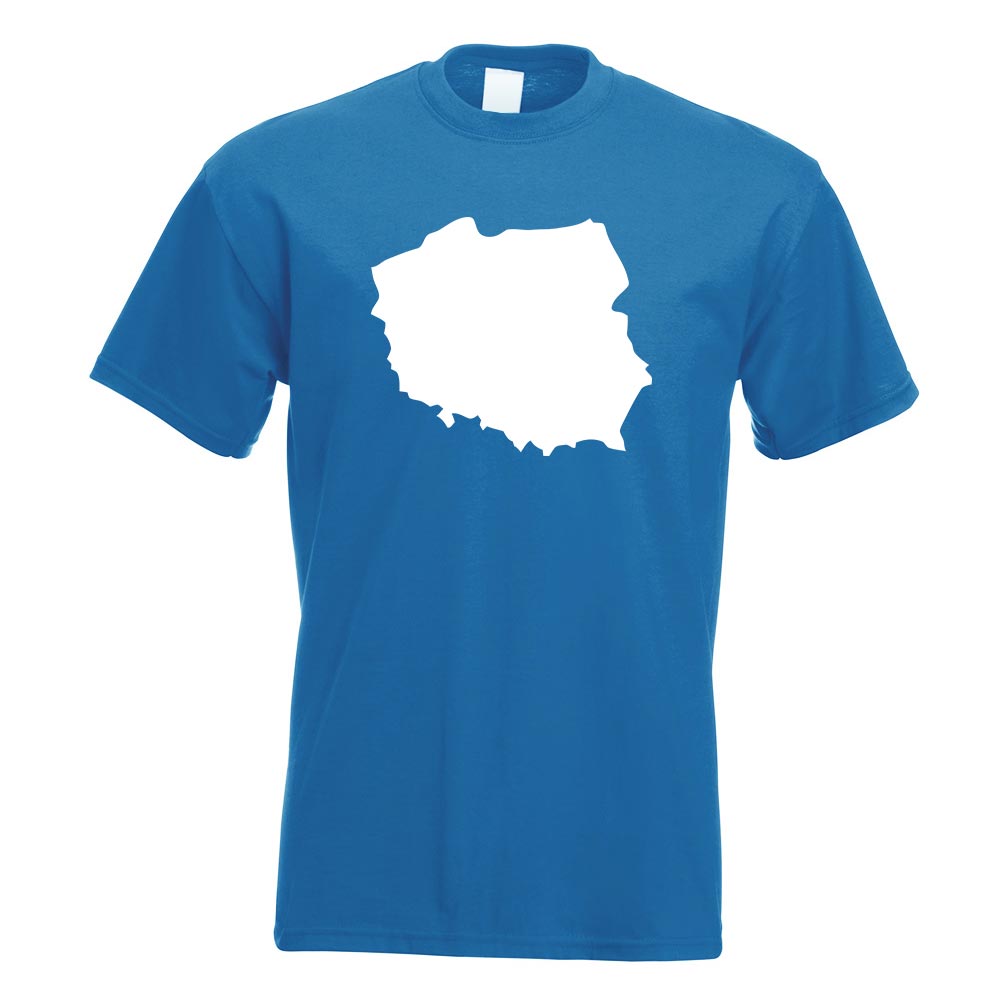 Polen Umriss Kontur T-Shirt Motiv bedruckt Funshirt Design Print - Picture 17 of 19