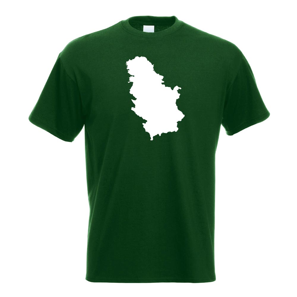 Serbien Umriss Kontur T-Shirt Motiv bedruckt Funshirt Design Print - Picture 7 of 19