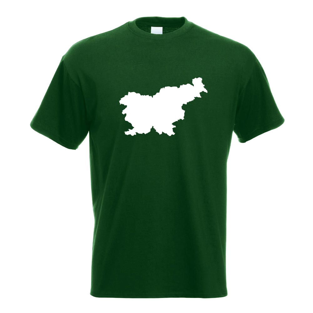 Slowenien Umriss Kontur T-Shirt Motiv bedruckt Funshirt Design Print - Picture 7 of 19