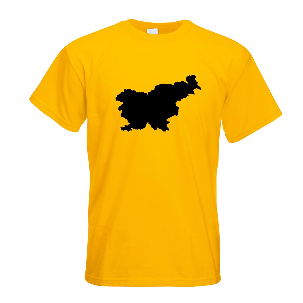 Slowenien Umriss Kontur T-Shirt Motiv bedruckt Funshirt Design Print - Picture 8 of 19