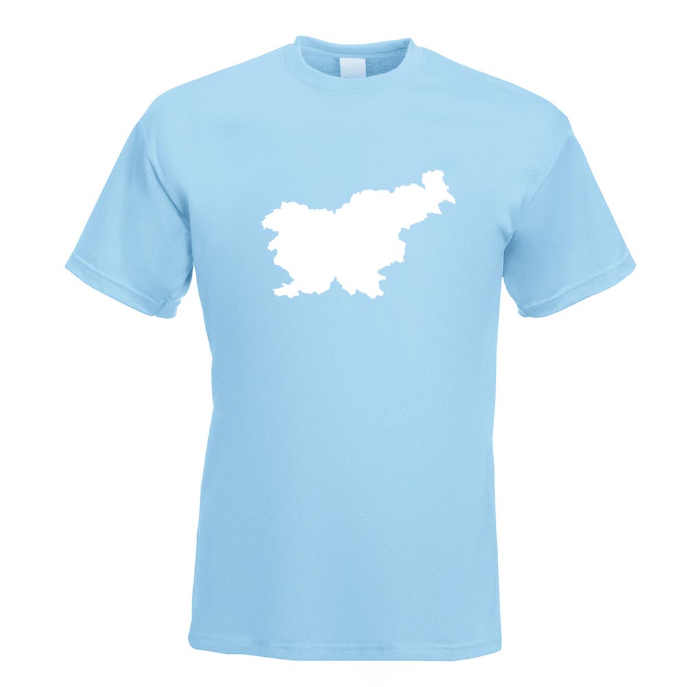 Slowenien Umriss Kontur T-Shirt Motiv bedruckt Funshirt Design Print - Picture 11 of 19