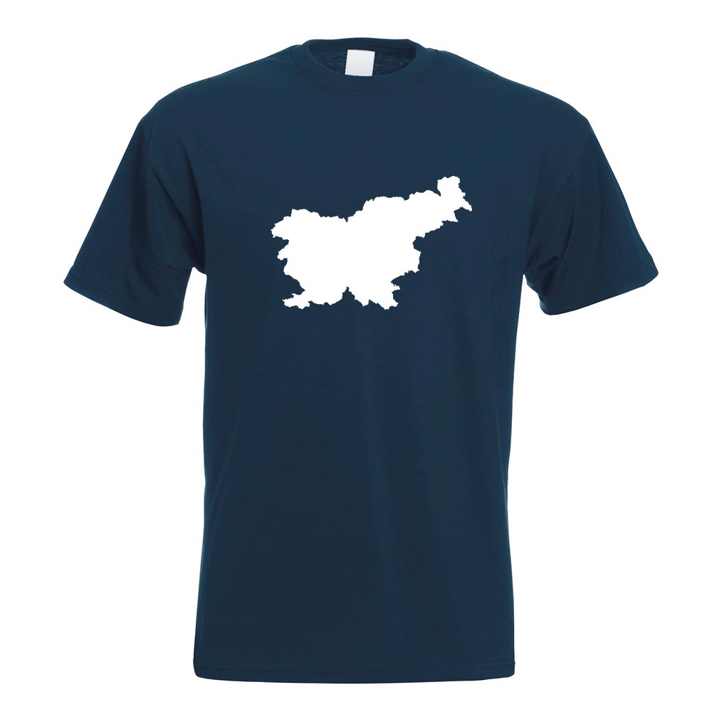 Slowenien Umriss Kontur T-Shirt Motiv bedruckt Funshirt Design Print - Picture 13 of 19