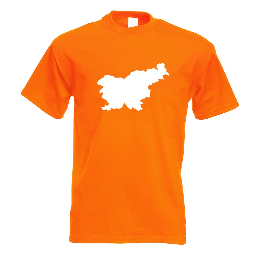 Slowenien Umriss Kontur T-Shirt Motiv bedruckt Funshirt Design Print - Picture 15 of 19