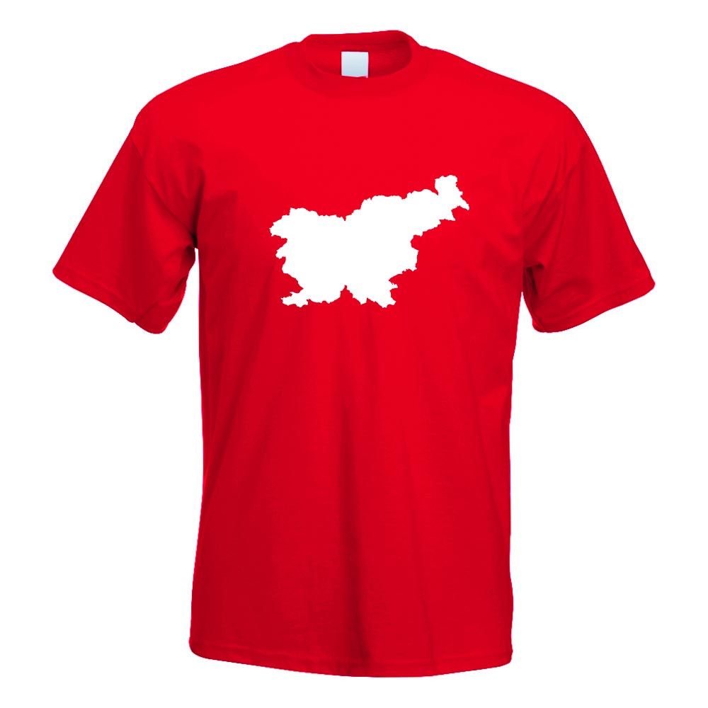 Slowenien Umriss Kontur T-Shirt Motiv bedruckt Funshirt Design Print - Picture 16 of 19